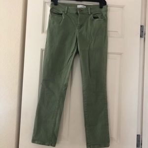 Green Jean pants